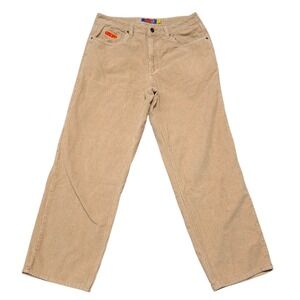 Empyre‎ Corduroy Pants Size 32 Tan Relaxed Fit Skate Style Streetwear